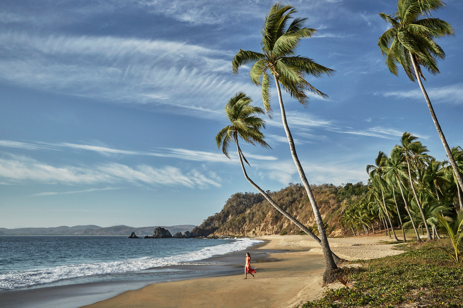 Foto von Playa El Tamarindo II mit feiner brauner sand Oberfläche