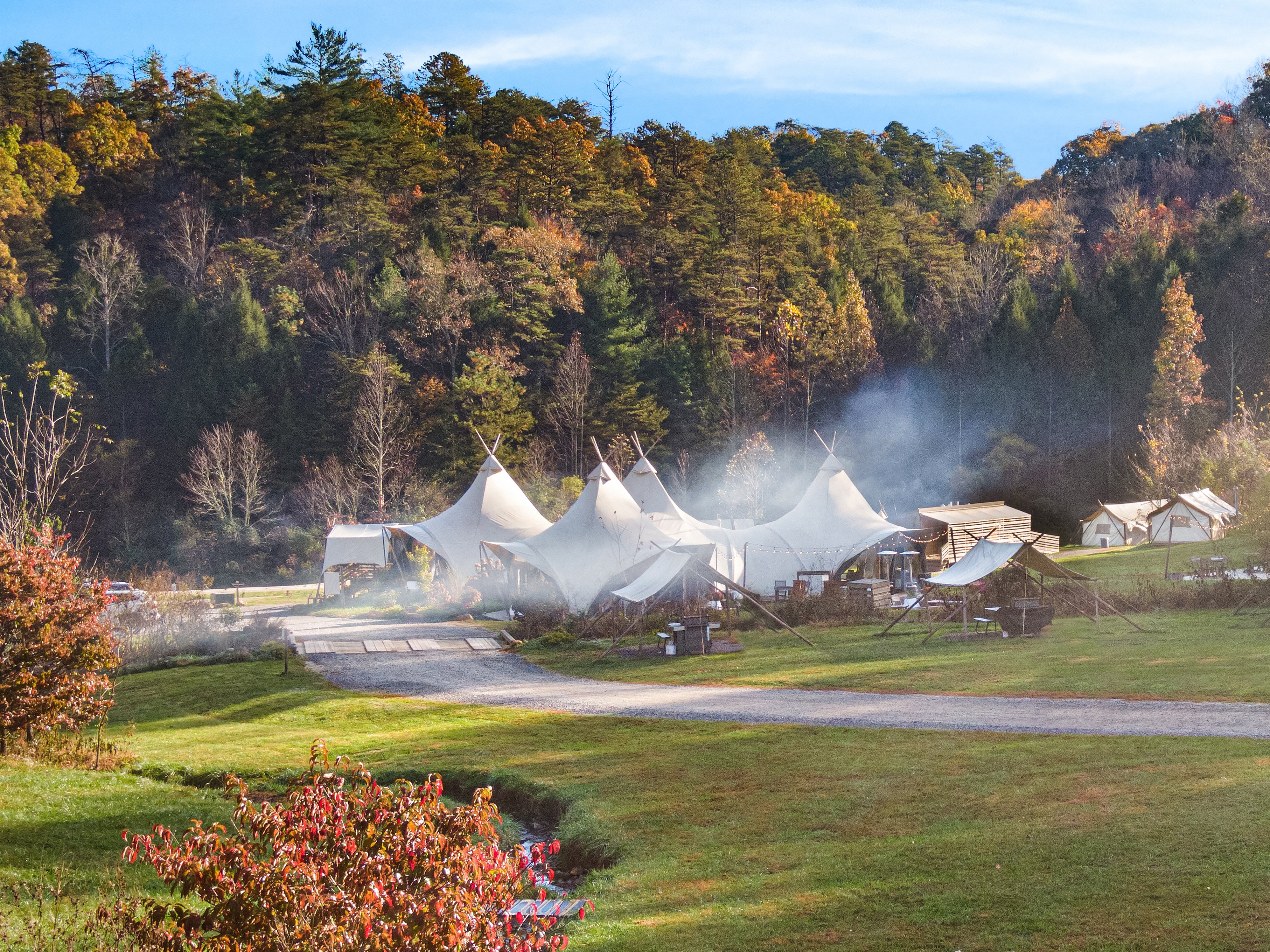 Under Canvas Great Smoky Mountains by null
