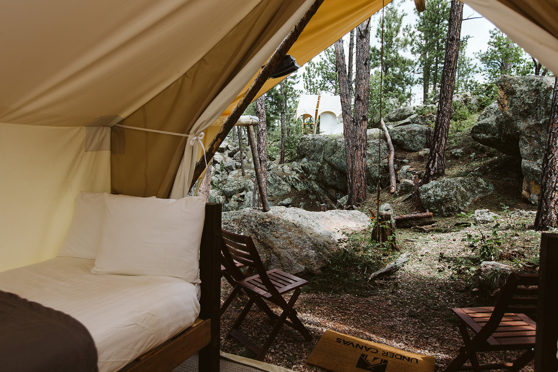 Under Canvas Mount Rushmore by null