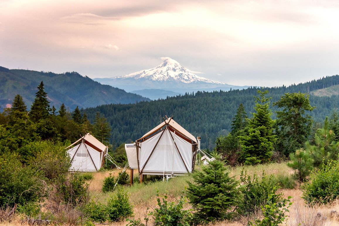 Under Canvas Columbia River Gorge by null Under Canvas Columbia River Gorge by null